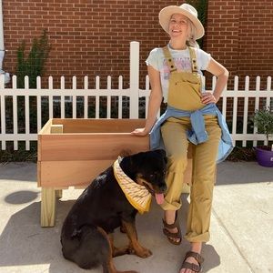 Patagonia hemp overalls, size small